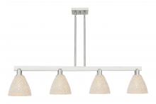 Innovation Lighting 716-4I-SN-NBD-75-NAT - Bristol Natural - 4 Light - 48 inch - Brushed Satin Nickel - Cord hung - Island Light