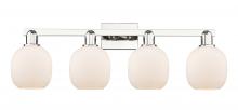 Innovation Lighting 716-4W-PN-G101 - Belfast - 4 Light - 33 inch - Polished Nickel - Bath Vanity Light