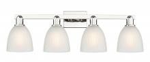 Innovation Lighting 716-4W-PN-G381 - Castile - 4 Light - 33 inch - Polished Nickel - Bath Vanity Light