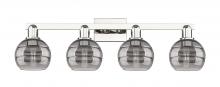 Innovation Lighting 716-4W-PN-G556-6SM - Rochester - 4 Light - 33 inch - Polished Nickel - Bath Vanity Light