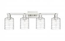 Innovation Lighting 716-4W-SN-G1113 - Cobbleskill - 4 Light - 32 inch - Brushed Satin Nickel - Bath Vanity Light