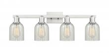 Innovation Lighting 716-4W-SN-G2511 - Caledonia - 4 Light - 32 inch - Brushed Satin Nickel - Bath Vanity Light
