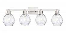Innovation Lighting 716-4W-SN-G362 - Waverly - 4 Light - 33 inch - Brushed Satin Nickel - Bath Vanity Light