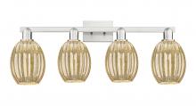 Innovation Lighting 716-4W-SN-G459-6ME - Preston - 4 Light - 36 inch - Brushed Satin Nickel - Bath Vanity Light