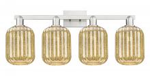 Innovation Lighting 716-4W-SN-G460-7ME - Preston - 4 Light - 36 inch - Brushed Satin Nickel - Bath Vanity Light