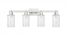 Innovation Lighting 716-4W-SN-G802 - Clymer - 4 Light - 31 inch - Brushed Satin Nickel - Bath Vanity Light