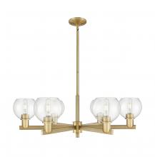 Innovation Lighting 716-6CR-BB-G122-6 - Athens - 6 Light - 36 inch - Brushed Brass - Stem hung - Chandelier