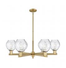 Innovation Lighting 716-6CR-BB-G362 - Waverly - 6 Light - 36 inch - Brushed Brass - Stem hung - Chandelier