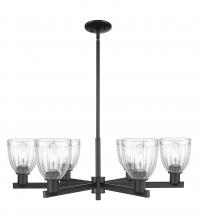 Innovation Lighting 716-6CR-BK-G442 - Brookfield - 6 Light - 36 inch - Matte Black - Stem hung - Chandelier