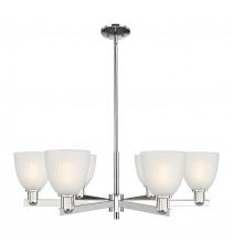 Innovation Lighting 716-6CR-PN-G381 - Castile - 6 Light - 36 inch - Polished Nickel - Stem hung - Chandelier