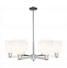 Innovation Lighting 716-6CR-PN-G558-6GWH - Bella - 6 Light - 35 inch - Polished Nickel - Stem hung - Chandelier