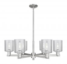 Innovation Lighting 716-6CR-SN-G112 - Cobbleskill - 6 Light - 35 inch - Satin Nickel - Stem hung - Chandelier