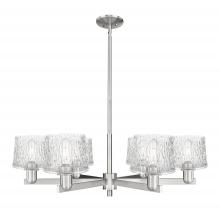 Innovation Lighting 716-6CR-SN-G402 - Niagara - 6 Light - 36 inch - Satin Nickel - Stem hung - Chandelier