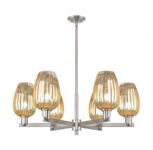 Innovation Lighting 716-6CR-SN-G457-6ME - Preston - 6 Light - 24 inch - Satin Nickel - Chandelier