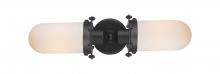 Innovations Lighting 900-2W-BK-CE231-BK-W-LED - Centri - 2 Light - 22 inch - Matte Black - Bath Vanity Light