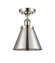 Innovations Lighting 916-1C-PN-M13-PN-LED - Appalachian - 1 Light - 7 inch - Polished Nickel - Semi-Flush Mount