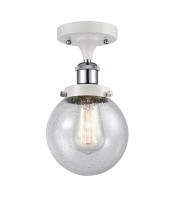 Innovations Lighting 916-1C-WPC-G204-6-LED - Beacon - 1 Light - 6 inch - White Polished Chrome - Semi-Flush Mount