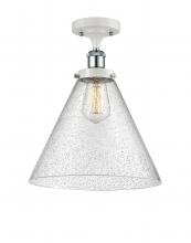 Innovations Lighting 916-1C-WPC-G44-L - Cone - 1 Light - 12 inch - White Polished Chrome - Semi-Flush Mount