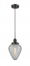 Innovation Lighting 916-1P-OB-G165 - Geneseo - 1 Light - 6 inch - Oil Rubbed Bronze - Cord hung - Mini Pendant