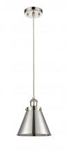 Innovations Lighting 916-1P-PN-M13-PN-LED - Appalachian - 1 Light - 8 inch - Polished Nickel - Cord hung - Mini Pendant