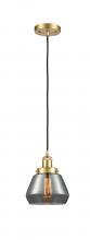 Innovation Lighting 916-1P-SG-G173 - Fulton - 1 Light - 6 inch - Satin Gold - Cord hung - Mini Pendant