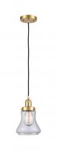 Innovation Lighting 916-1P-SG-G192 - Bellmont - 1 Light - 6 inch - Satin Gold - Cord hung - Mini Pendant