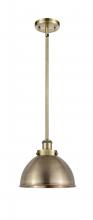 Innovation Lighting 916-1S-AB-MFD-10-AB - Derby - 1 Light - 10 inch - Antique Brass - Pendant