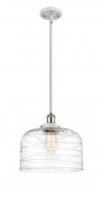 Innovation Lighting 916-1S-WPC-G713-L-LED - Bell - 1 Light - 12 inch - White Polished Chrome - Mini Pendant