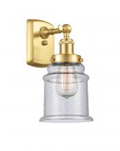 Innovation Lighting 916-1W-SG-G184 - Canton - 1 Light - 6 inch - Satin Gold - Sconce