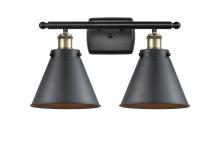 Innovations Lighting 916-2W-BAB-M13-BK-LED - Appalachian - 2 Light - 16 inch - Black Antique Brass - Bath Vanity Light