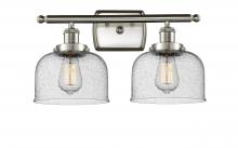 Innovations Lighting 916-2W-SN-G74 - Large Bell 2 Light Bath Vanity Light
