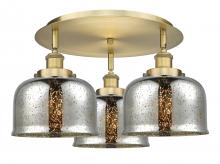 Innovation Lighting 916-3C-BB-G78 - Cone - 3 Light - 20 inch - Brushed Brass - Flush Mount