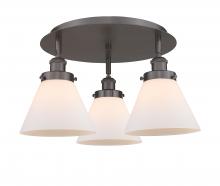 Innovation Lighting 916-3C-OB-G41 - Cone - 3 Light - 20 inch - Oil Rubbed Bronze - Flush Mount