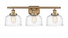 Innovation Lighting 916-3W-BB-G713 - Bell - 3 Light - 28 inch - Brushed Brass - Bath Vanity Light