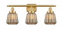 Innovation Lighting 916-3W-SG-G146 - Chatham - 3 Light - 26 inch - Satin Gold - Bath Vanity Light