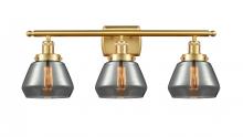Innovation Lighting 916-3W-SG-G173 - Fulton - 3 Light - 26 inch - Satin Gold - Bath Vanity Light
