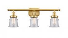 Innovation Lighting 916-3W-SG-G184S - Canton - 3 Light - 26 inch - Satin Gold - Bath Vanity Light