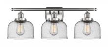 Innovations Lighting 916-3W-SN-G74 - Large Bell 3 Light Bath Vanity Light