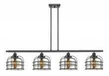 Innovations Lighting 916-4I-BK-G78-CE-LED - Bell Cage - 4 Light - 48 inch - Matte Black - Stem Hung - Island Light