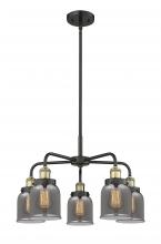 Innovations Lighting 916-5CR-BAB-G53 - Cone Black Antique Brass Chandelier