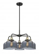 Innovations Lighting 916-5CR-BAB-G73 - Cone Black Antique Brass Chandelier