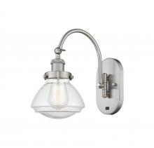 Innovation Lighting 918-1W-SN-G324-LED - Olean - 1 Light - 7 inch - Brushed Satin Nickel - Adjustable Swing Arm