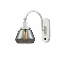 Innovations Lighting 918-1W-WPC-G173 - Fulton - 1 Light - 7 inch - White Polished Chrome - Sconce