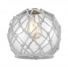 Innovation Lighting G122-8RW - Farmhouse Rope Clear Glass with White Rope Glass