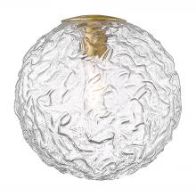 Innovation Lighting G320-10CL-BB - Barrington - 1 Light - 10 inch - Brushed Brass - Cord hung - Mini Pendant