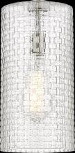 Innovation Lighting G380-8CL - Wexford - 1 Light - 8 inch - Brushed Brass - Cord hung - Mini Pendant