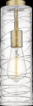 Innovation Lighting G381-4CL - Wexford - 1 Light - 4 inch - Brushed Brass - Cord hung - Mini Pendant