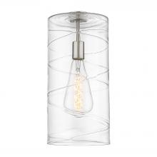Innovation Lighting G381-8CL - Wexford - 1 Light - 8 inch - Brushed Brass - Cord hung - Mini Pendant