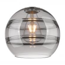 Innovation Lighting G556-8SM - Rochester 8" Light Smoke Glass