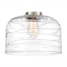Innovation Lighting G713-L - Bell Light 12 inch Clear Deco Swirl Glass